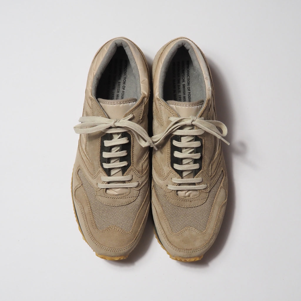 1800FS  BRITISH MIRITARY TRAINER -BEIGE/BEIGE<SALE>