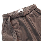 《size:2 only》DEVIN CORD BELTED TROUSERS