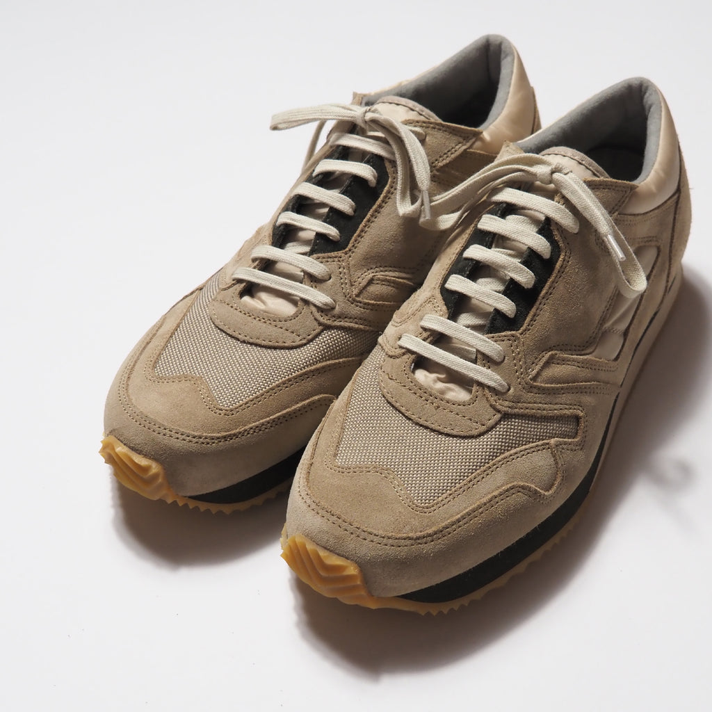 1800FS  BRITISH MIRITARY TRAINER -BEIGE/BEIGE<SALE>