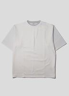 LAYERED TEE -13.5/- ORGANIC COTTON KNIT/ 100％ ORGANIC COTTON- <SALE>