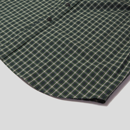 [30%OFF]Cotton Check 3tuck shirts -GREEN- [BET-S12003-231]