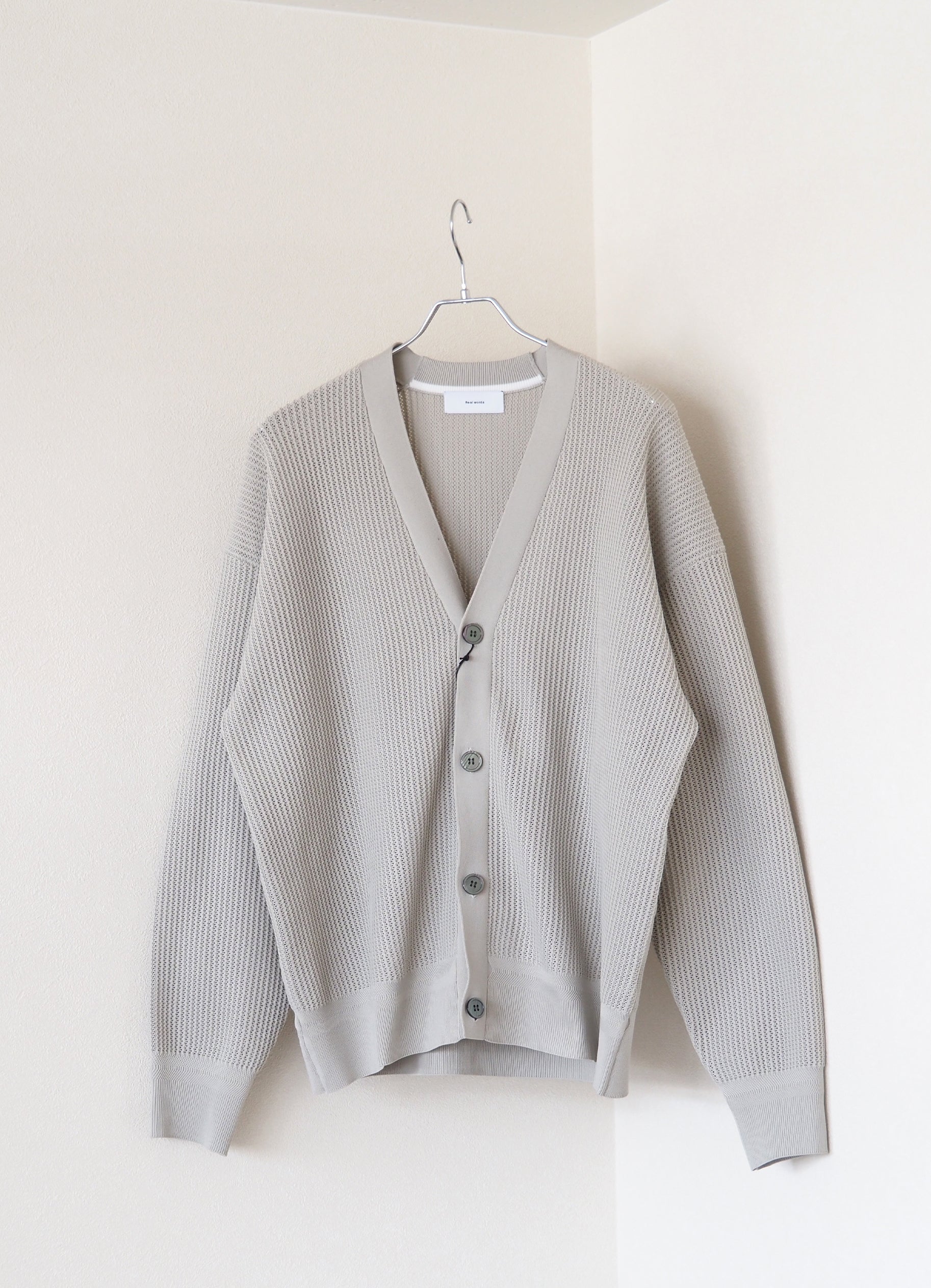 [60%OFF]RealWords / V-NECK COLOR LINE CARDIGAN [R23S-K011]-Lism Select