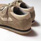 《size:42 only》1800FS  BRITISH MIRITARY TRAINER -BEIGE/BEIGE<SALE>
