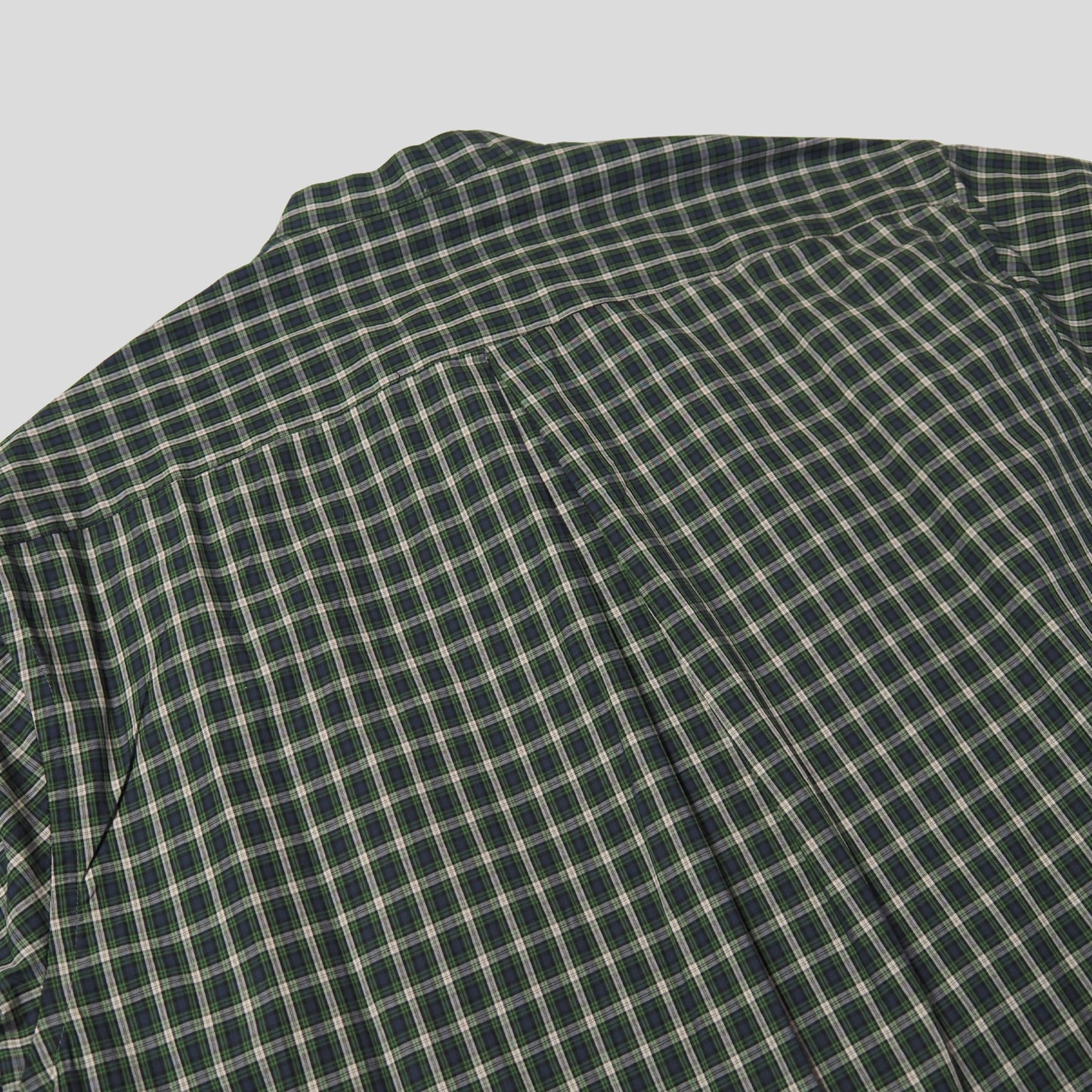 Cotton Check 3tuck shirts -GREEN- [BET-S12003-231]