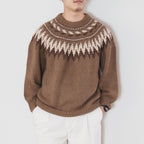 《size:M only》ノルディック柄 アルパカニット [RN23313089]