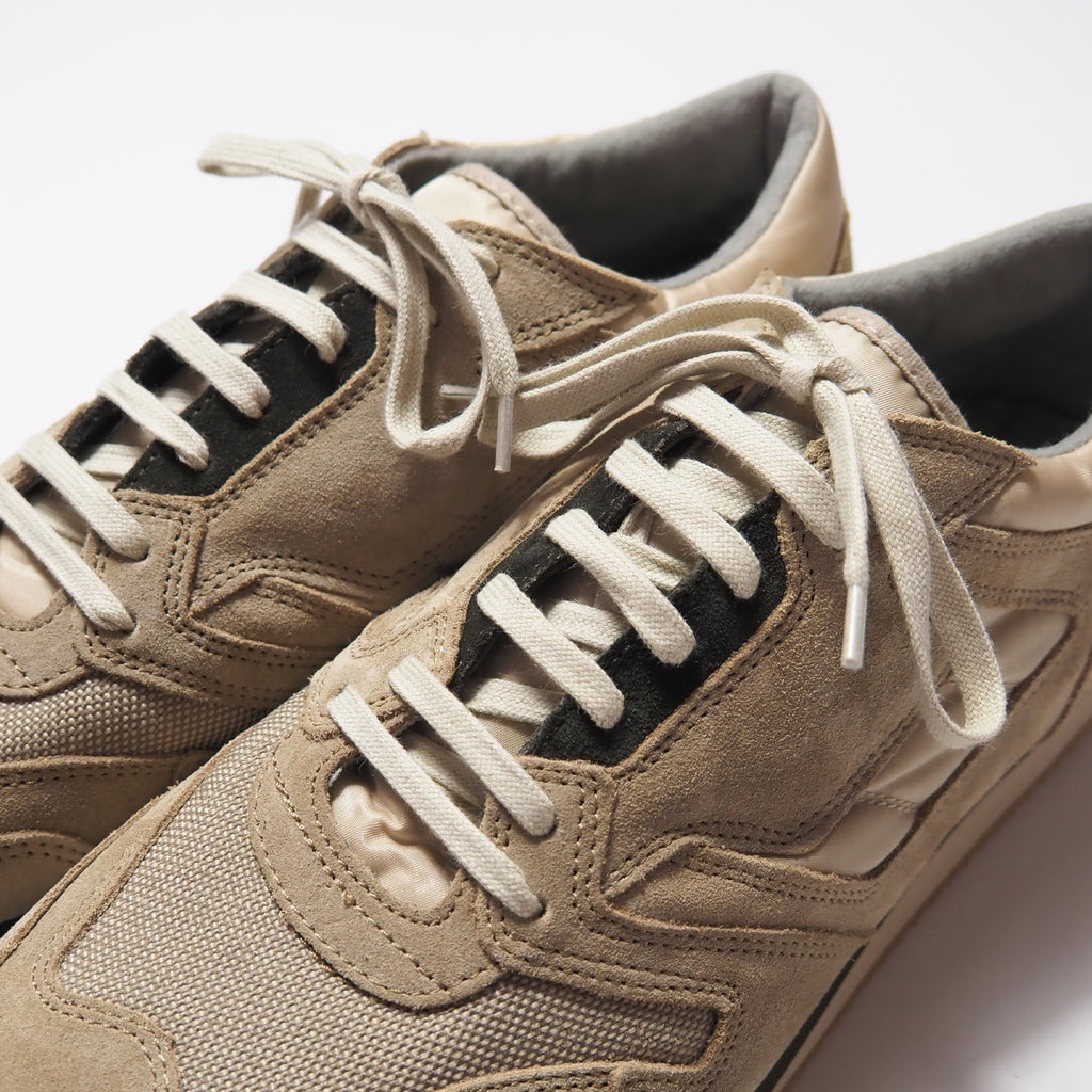 1800FS  BRITISH MIRITARY TRAINER -BEIGE/BEIGE<SALE>