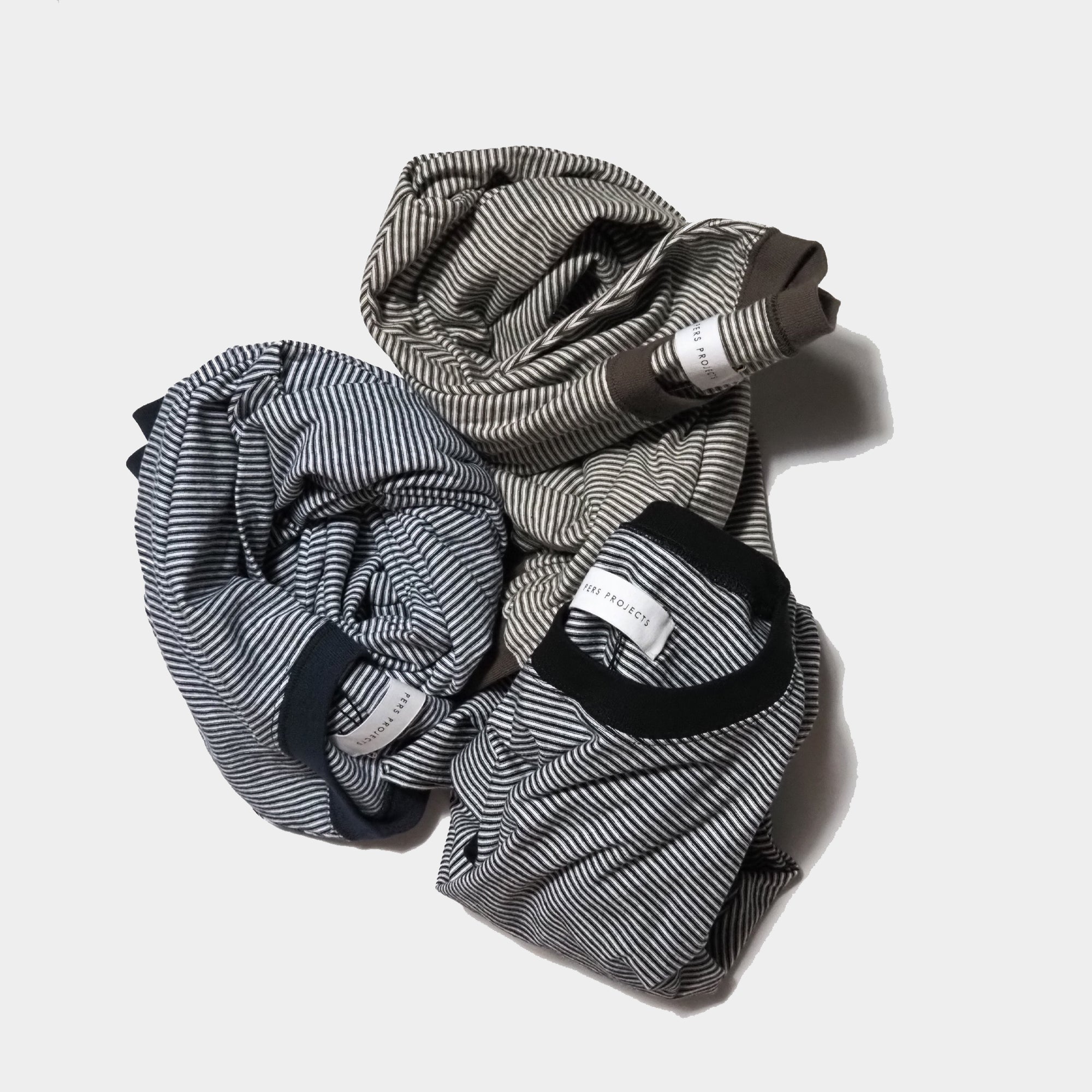 VICTOR L/S BORDER TEE <SALE>