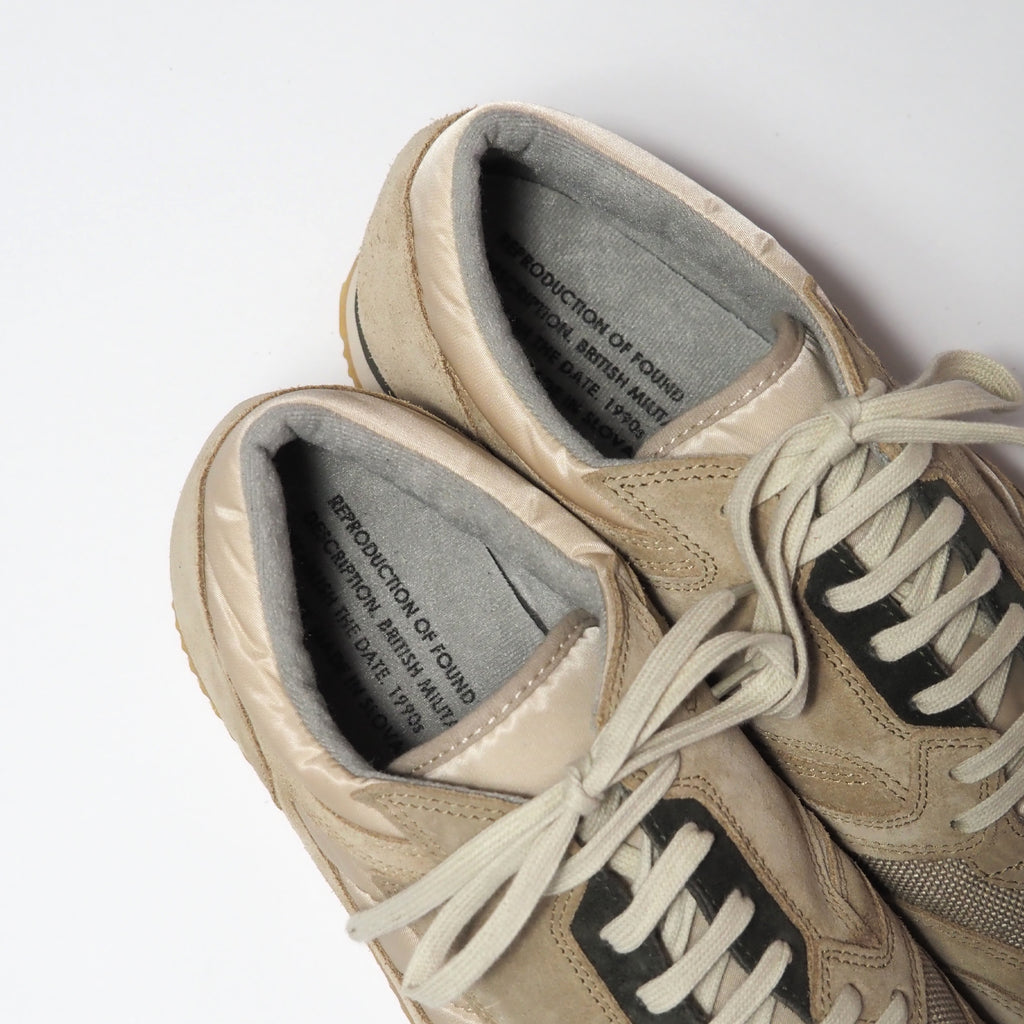1800FS  BRITISH MIRITARY TRAINER -BEIGE/BEIGE<SALE>
