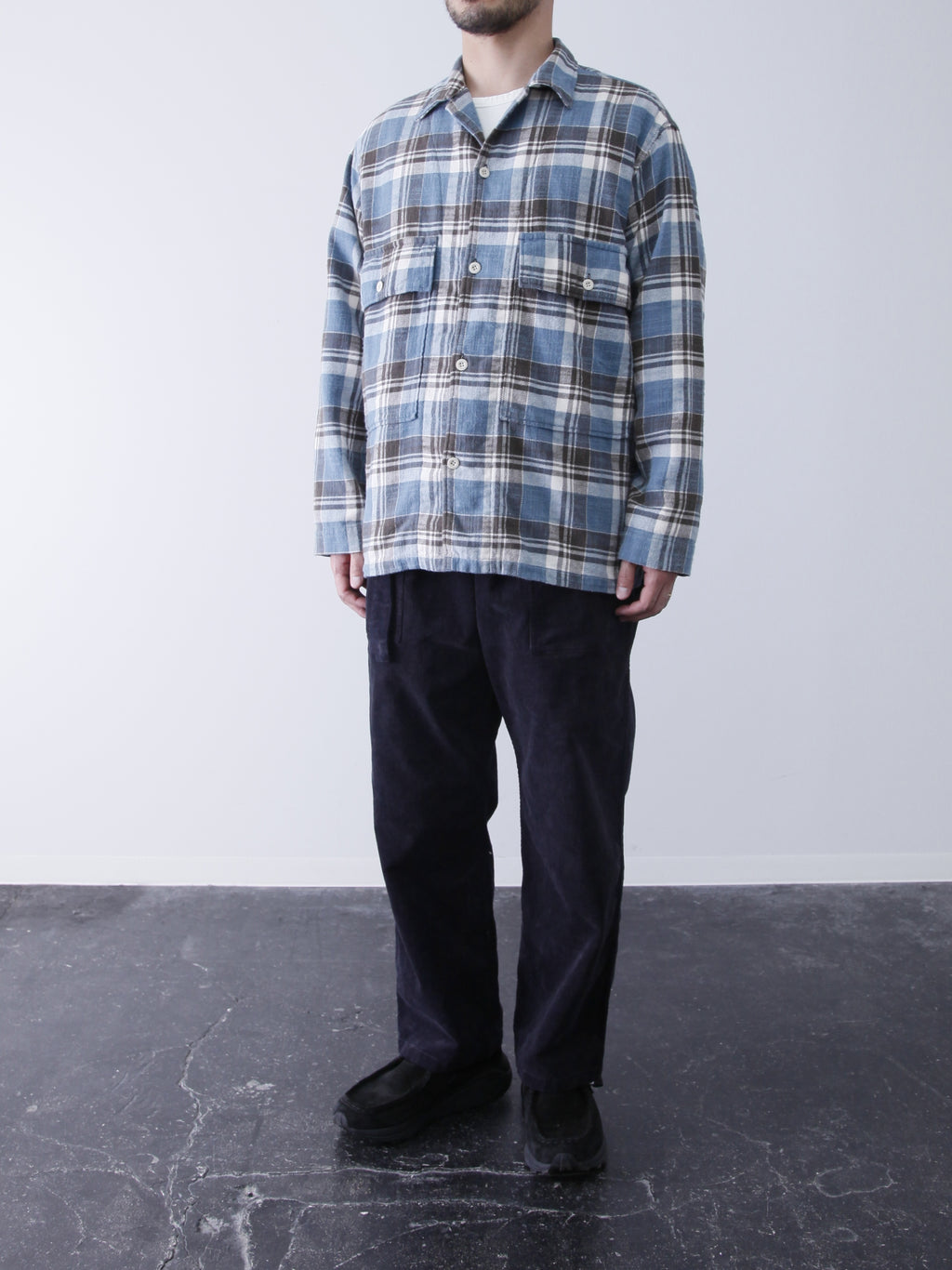 [40%OFF]HARVEY M43 SHIRTS “CHECK” [22FW-11081NEL]